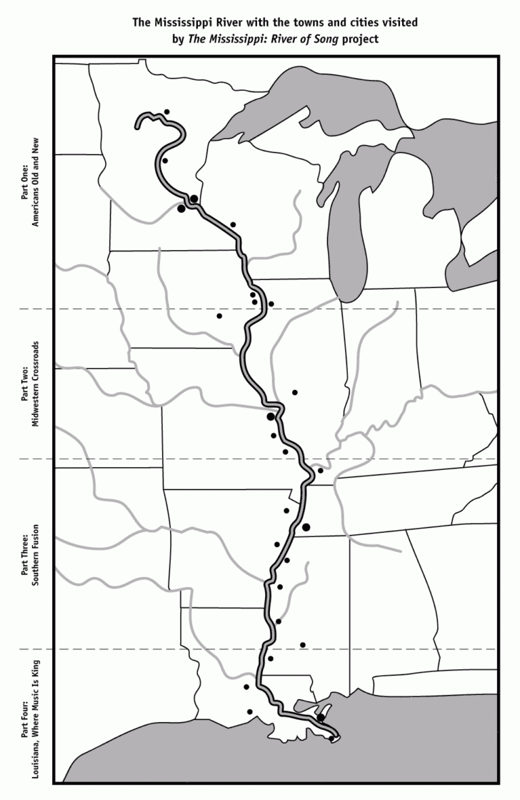 Map of State Capitals of USA