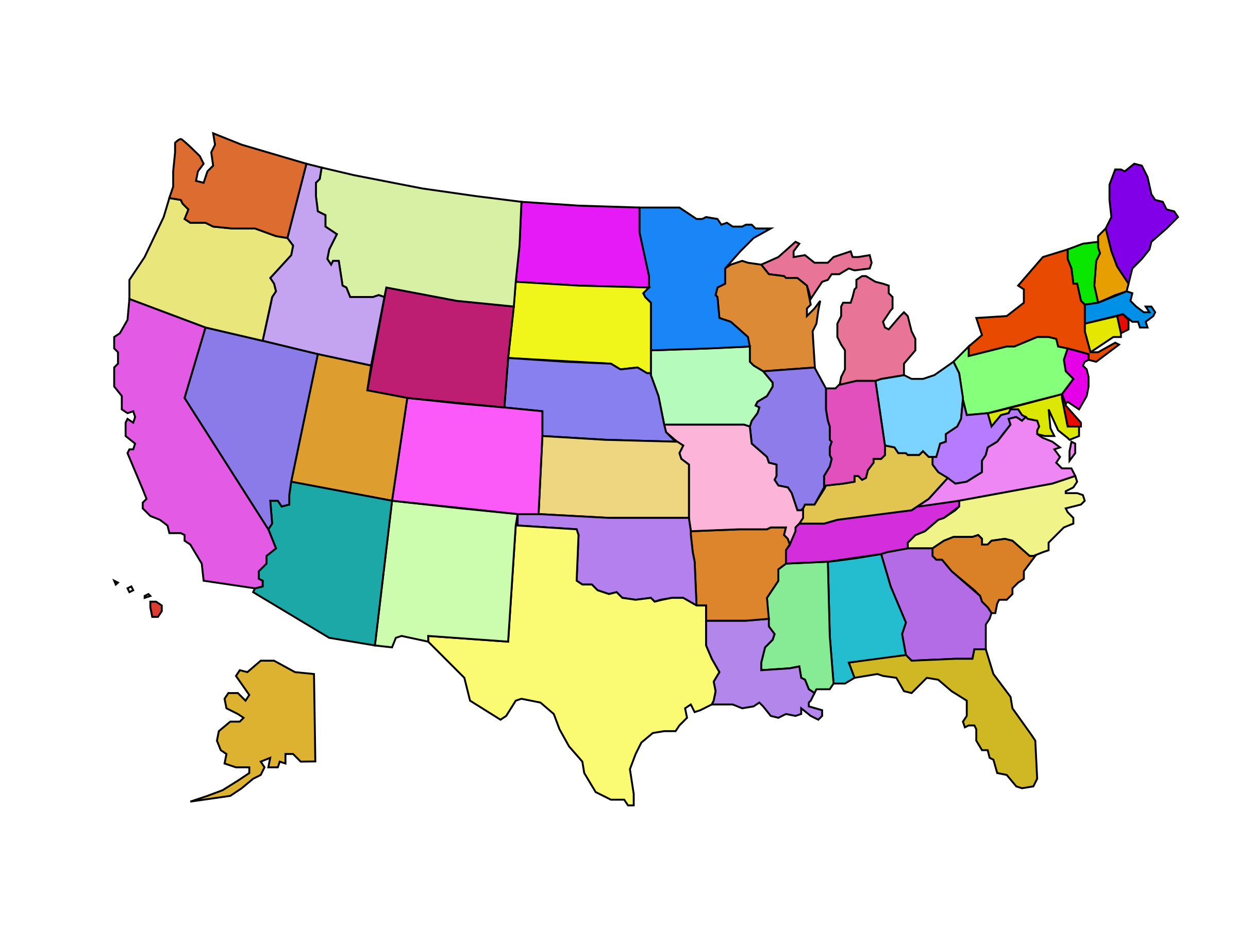 Usa Map Png Transparent Image Download, Size: 2400X1846Px intended for Printable Usa Map With States And Capitals