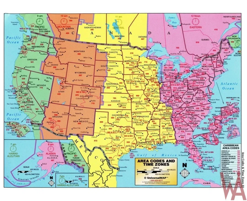 Vector Time Zone Map Of Usa With Capital And Cities | Whatsanswer for Free Time Zone Map USA Printable