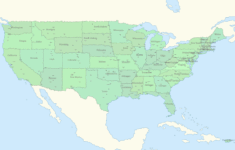 1:1 Karte Der Usa (Unteres 48 + Puerto Rico) – Link In Kommentaren inside Map of USA Including Puerto Rico