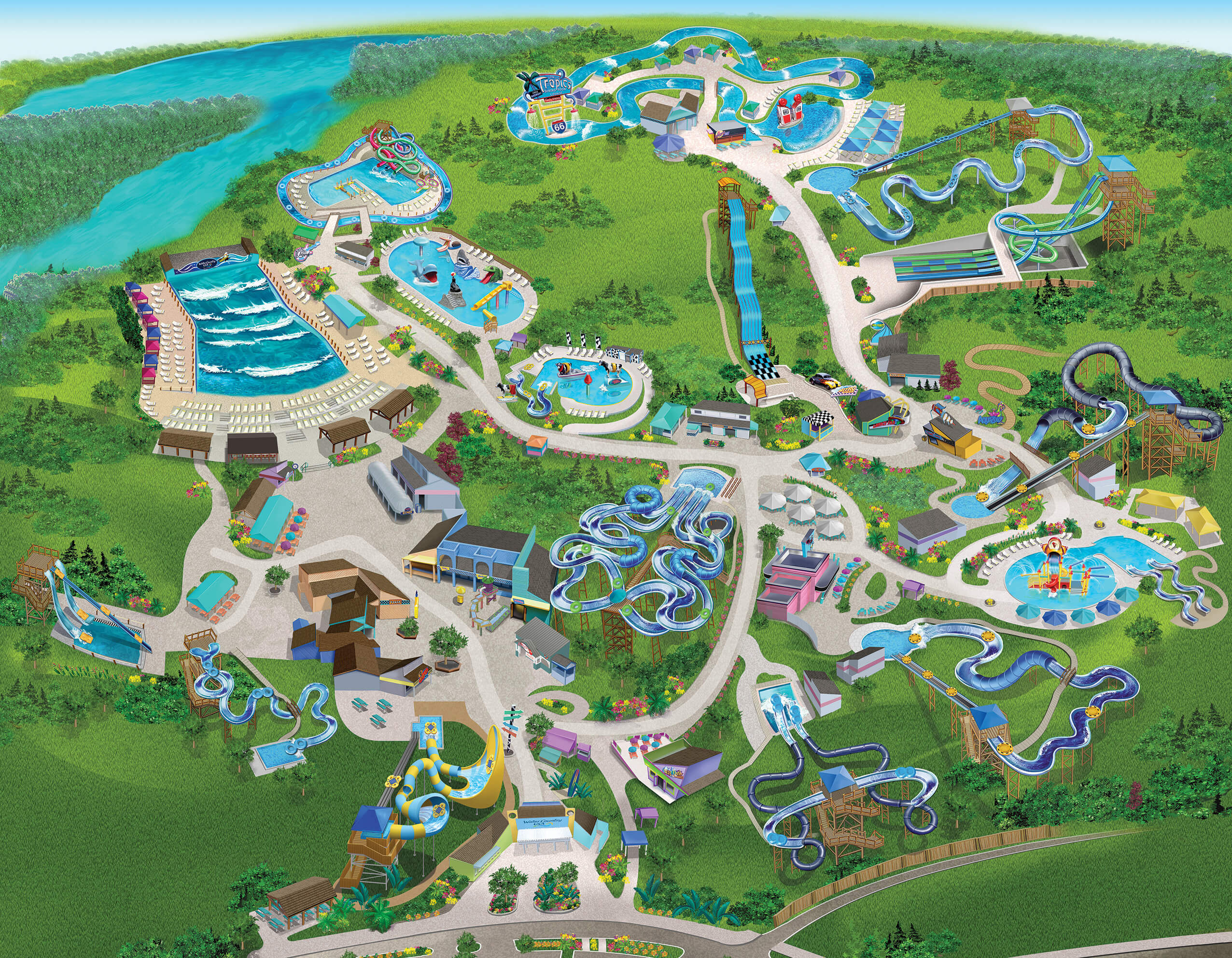 2018 Water Country Usa – Dream No Borders with regard to Map of Water Country USA Williamsburg