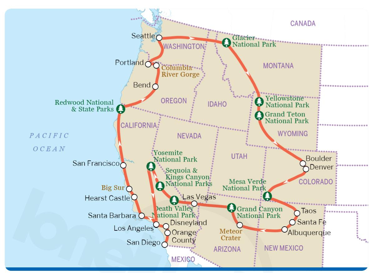 30 Days West Coast Usa Roadtrip Plan - Is It Doable? Planning To inside Map Of West Coast Usa Road Trip