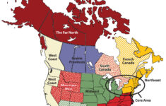 4.5 Regions Of The United States And Canada | World Regional throughout Map of North Eastern USA and Canada