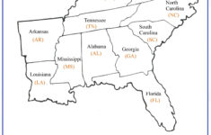 4Th Grade Social Studies – Southeast Region States intended for Map Of Southeast Usa With Capitals