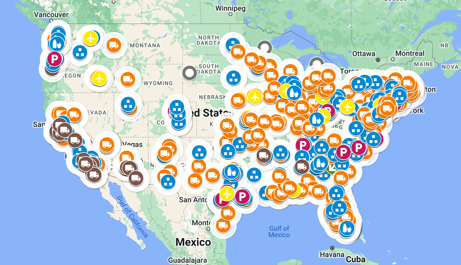 A Brief Primer On Amazon&amp;#039;S Distribution Network inside Map Of Amazon Warehouses In Usa
