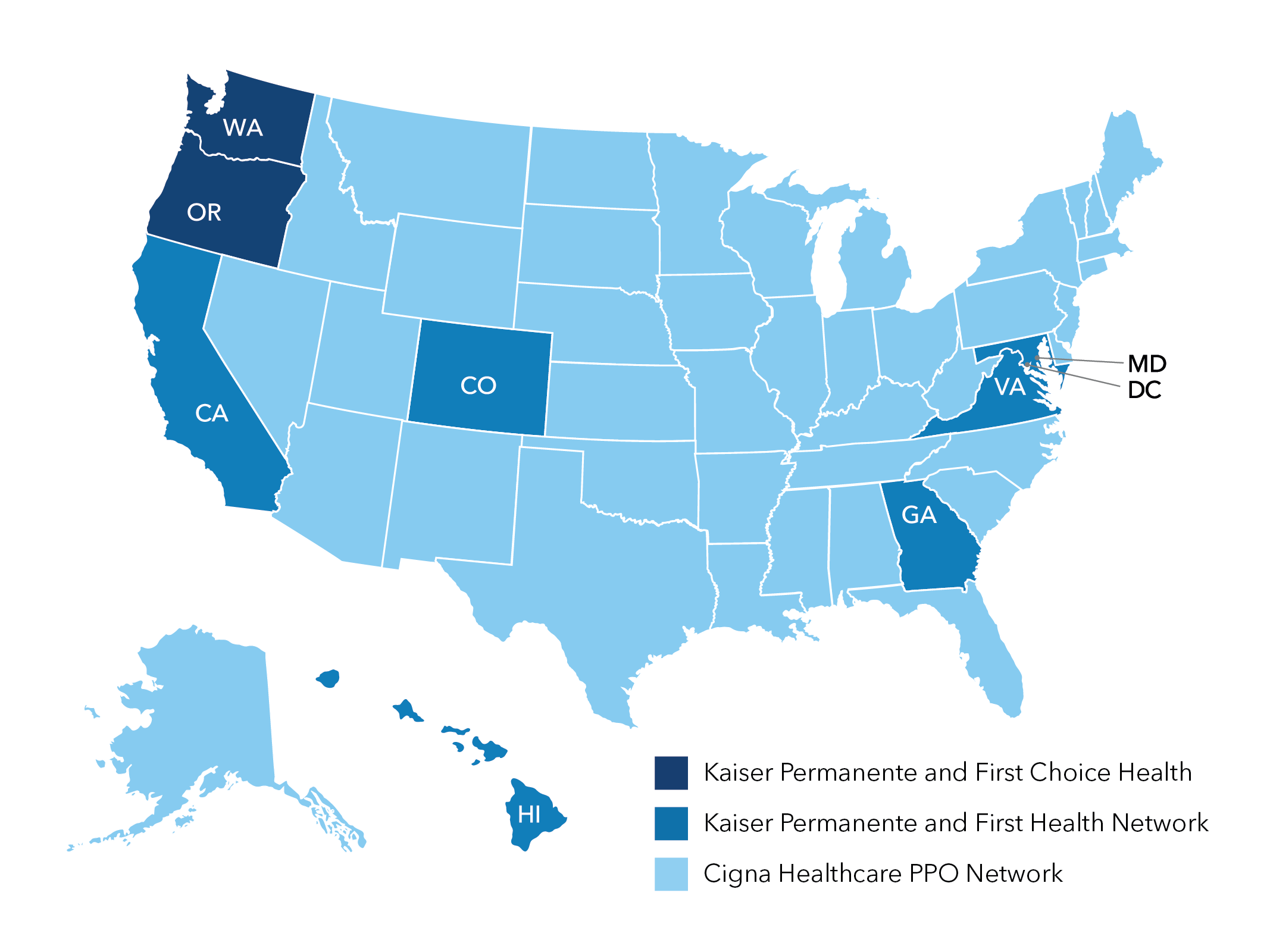 Access Covered Care, Dual Choice Ppo - Kaiser Permanente Northwest intended for Map of Kaiser Permanente Locations In USA