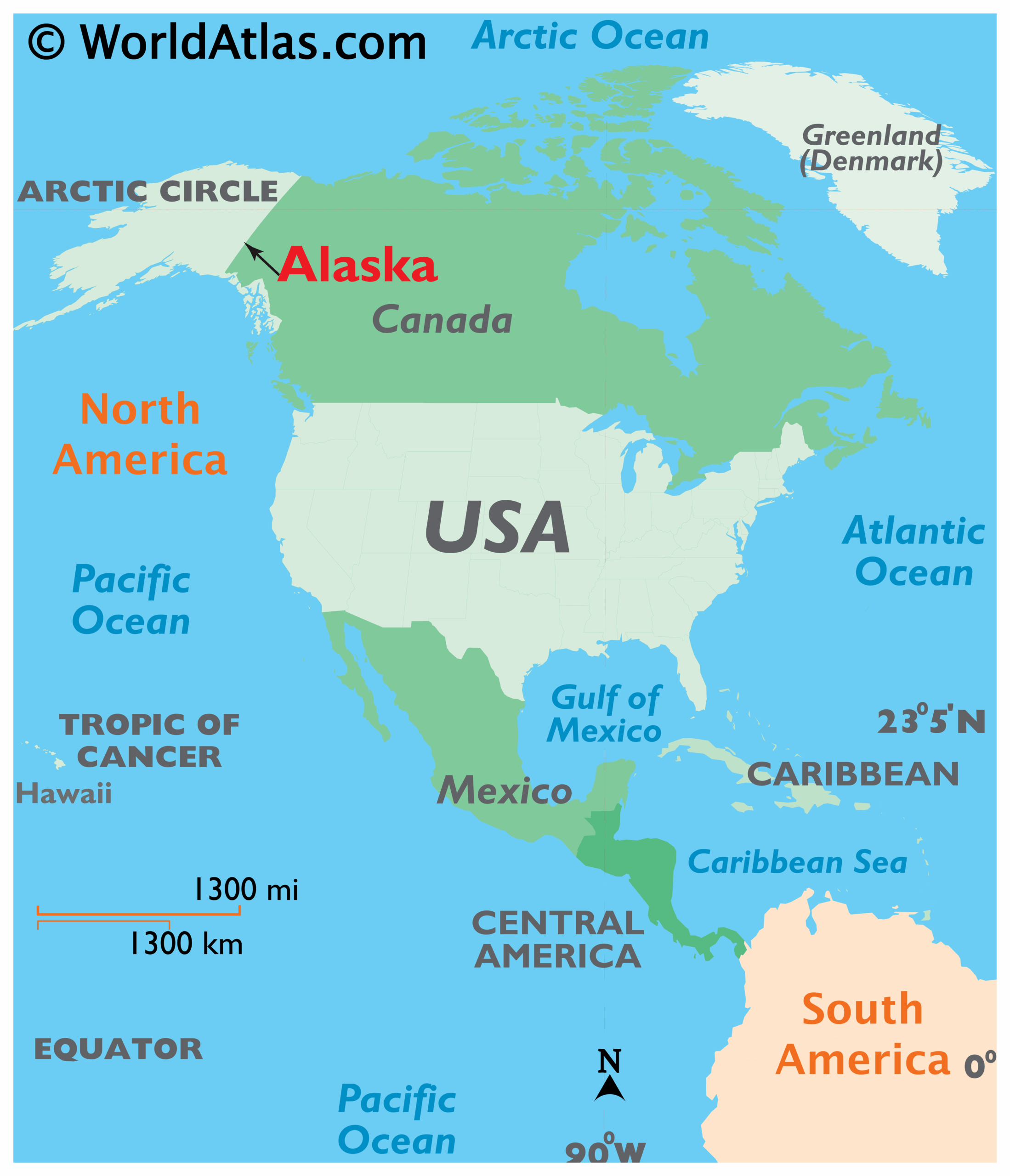Alaska Maps &amp;amp; Facts - World Atlas intended for Alaska In The Map Of Usa