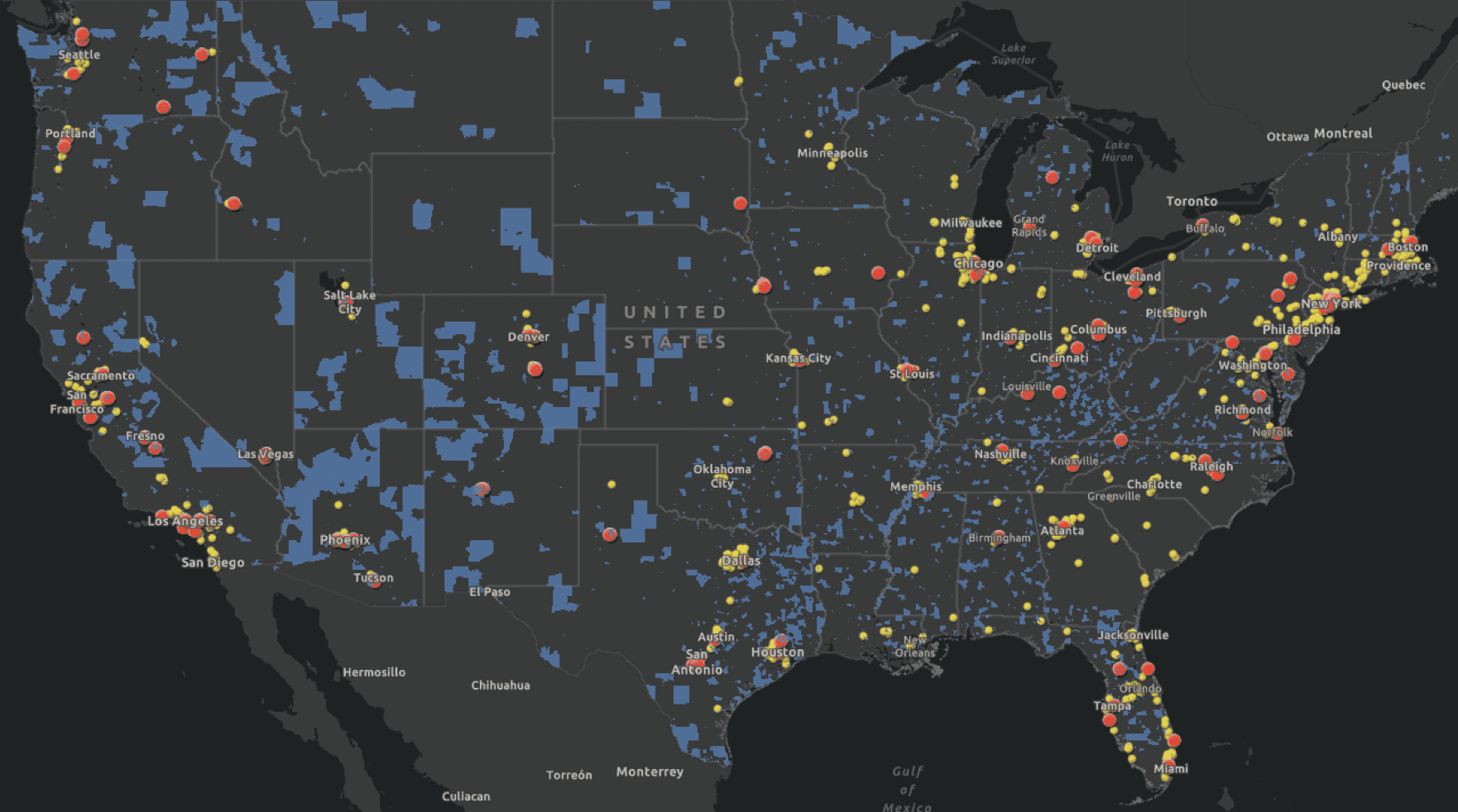 Amazon&amp;#039;S Warehouse Expansion Includes 171 Sites In Trump-Sponsored throughout Map of Amazon Distribution Centers USA