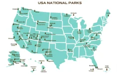 America The Beautiful Pass List Of National Parks Pdf File within Map Of All National Parks In The Usa