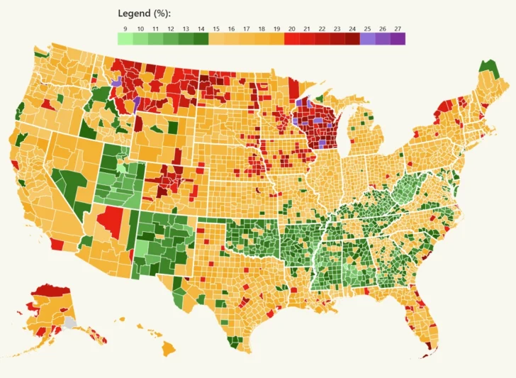 Agenda 21 Map of the USA