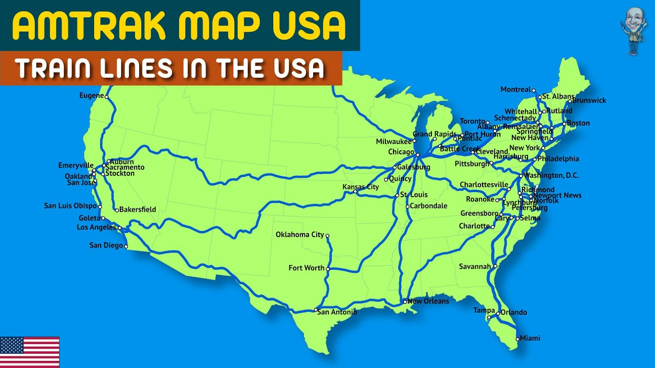 Amtrak Map Usa: Understand America’s Train Routes with regard to Map Of Amtrak Routes Across Usa