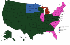 An Updated Map Portraying What Coffee Chain Has The Most Locations inside Map of Tim Hortons In USA