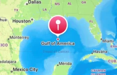 Apple Maps App Renames Gulf Of Mexico As Gulf Of America (Aapl inside Usa Map With Gulf Of America