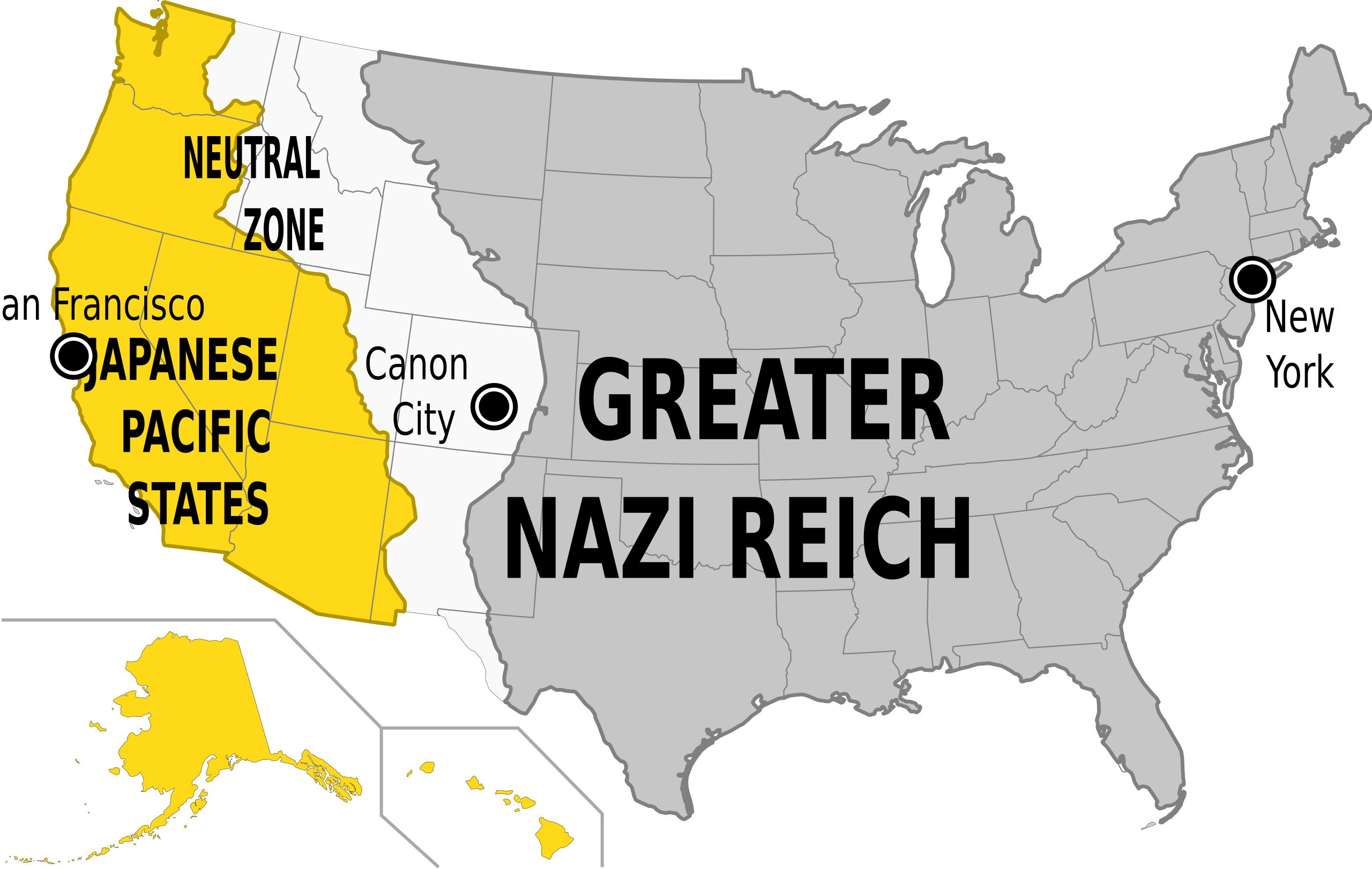 Archivo:man High Castle (Tv Series) Map.svg - Wikipedia, La throughout Man In The High Castle Map Of Usa