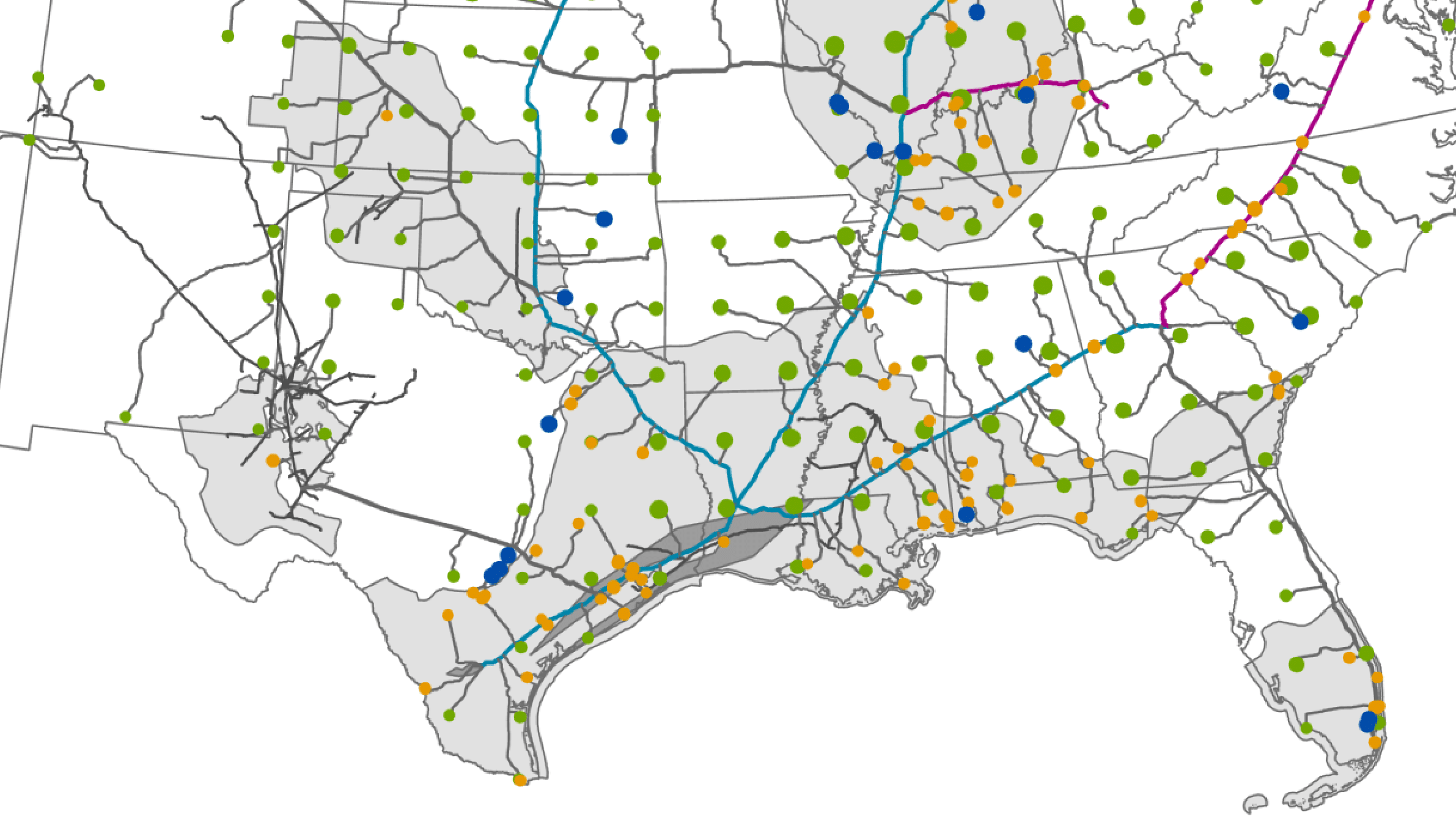 Carbon Sequestration Pipelines Poised To Dominate Us Landscape in Map Of Underground Pipelines In Usa