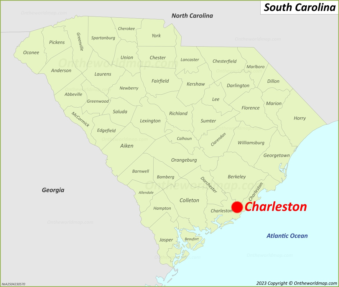 Charleston Map | South Carolina, U.s. | Discover Charleston With intended for Charleston Sc On Map Of Usa