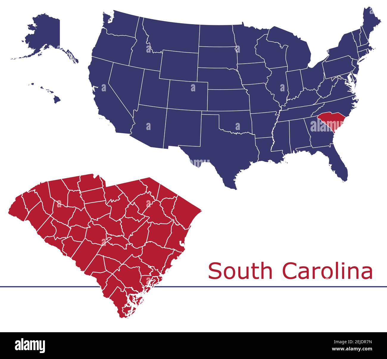 Charleston South Carolina Map Stock Vector Images - Alamy regarding Charleston Sc On Map of USA