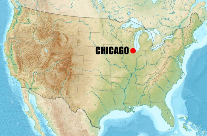 Where Is Chicago On the Map of USA