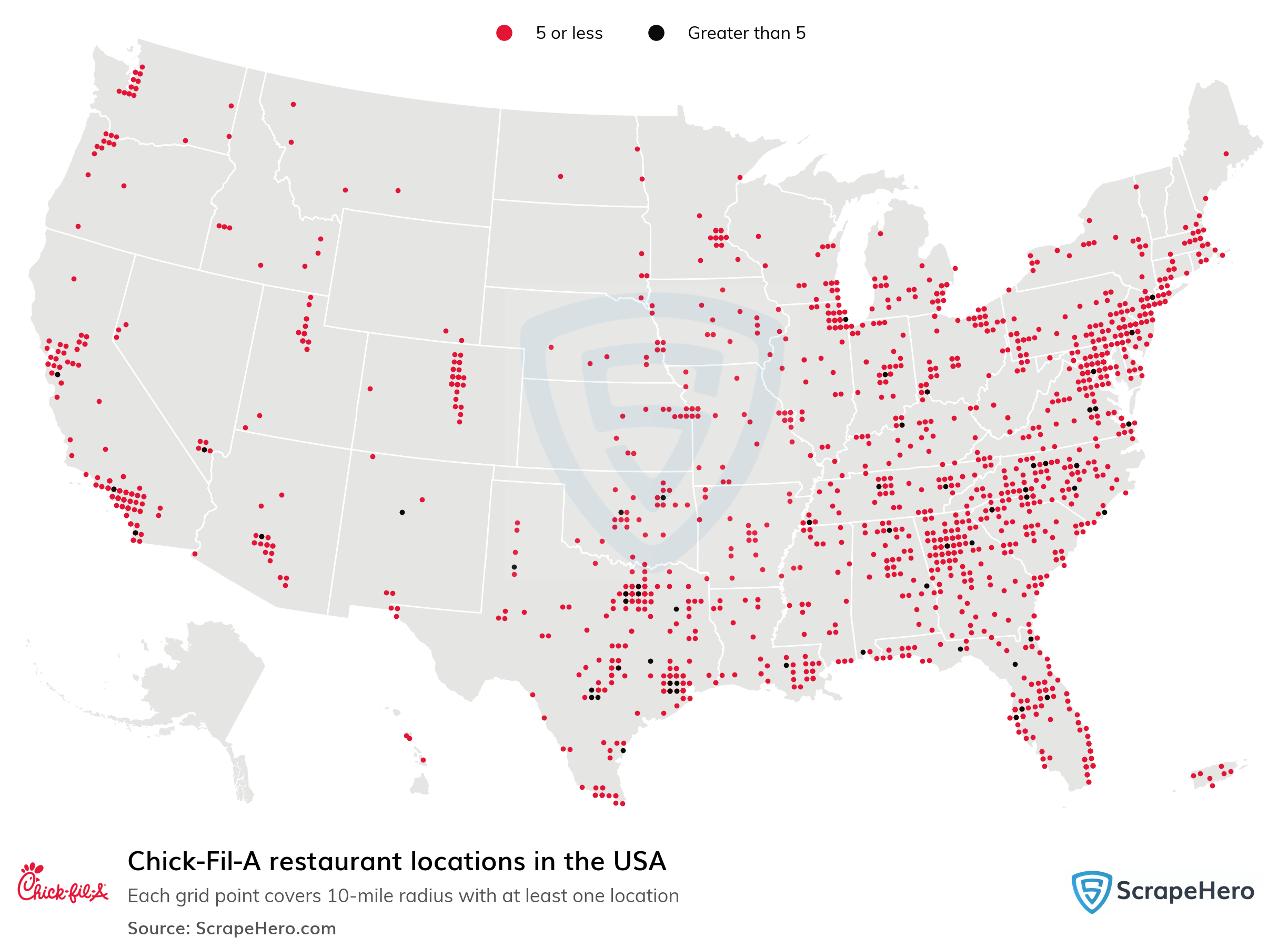 Chick-Fil-A Restaurant Locations In The Usa inside Map Of Chick Fil A&amp;#039;S In The Usa
