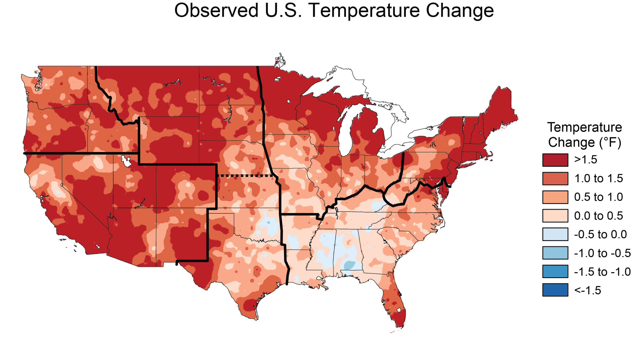 Climate Changes In The United States within Map Of Usa After Global Warming