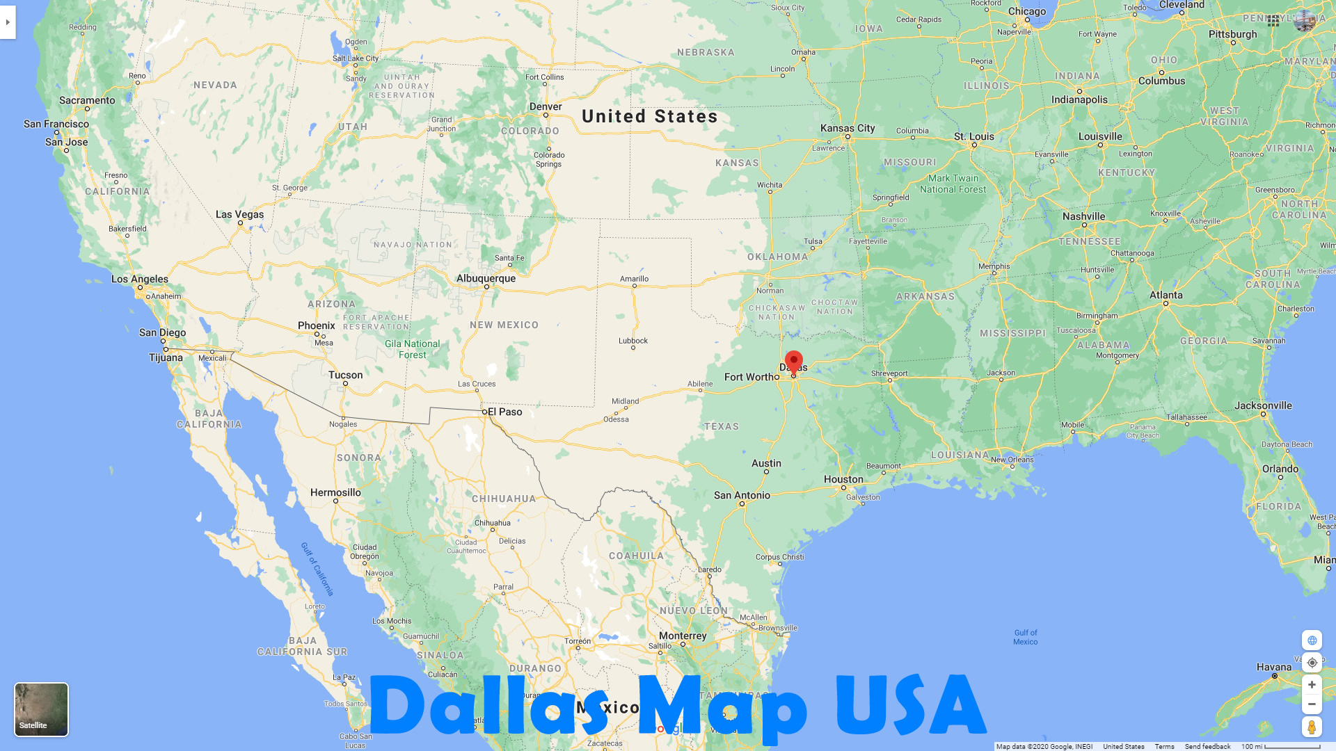 Dallas, Texas Map within Dallas Texas On Map Of Usa