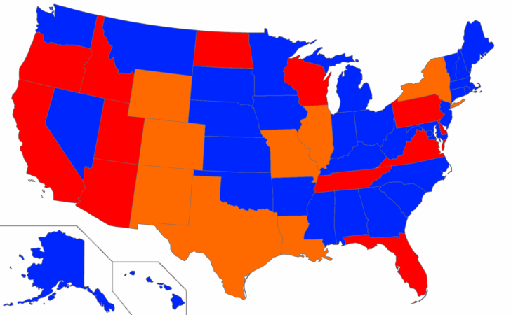 Age of Consent In USA Map