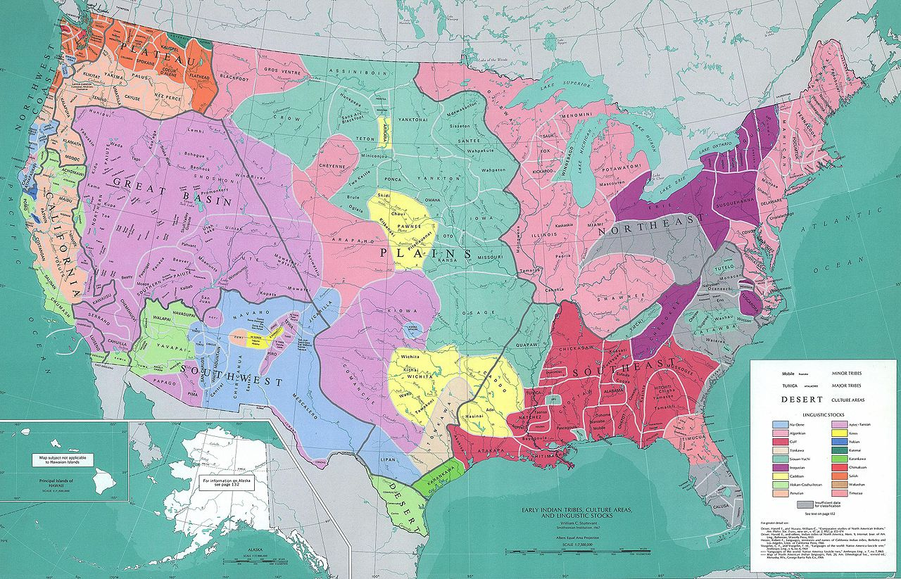 Datei:early Localization Native Americans Usa – Wikipedia pertaining to Map of USA with Native American Tribes