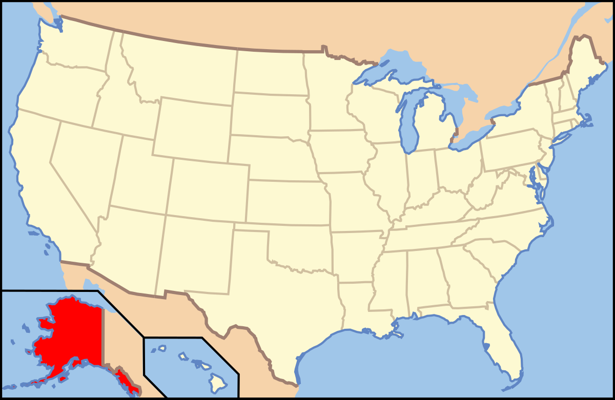 Datei:map Of Usa Ak.svg – Wikipedia in Alaska On The Map Of Usa
