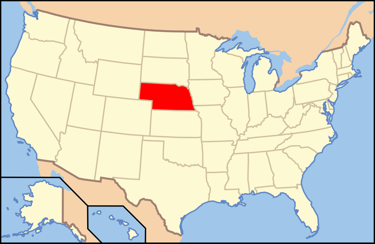 Datei:map Of Usa Ne.svg – Wikipedia inside Where Is Nebraska On The Map Of The Usa