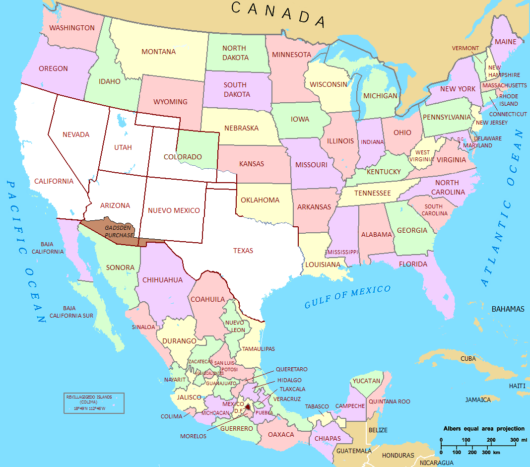 Datei:mexican Cession In Mexican View – Wikipedia pertaining to Map Of Usa States And Mexico