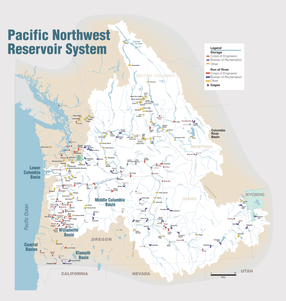 Datei:pacific Northwest River System – Wikipedia throughout Columbia River On Map of USA