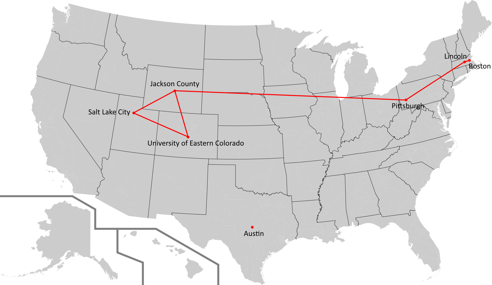 Datei:the Last Of Us Crossing Usa En – Wikipedia intended for The Last Of Us Usa Map