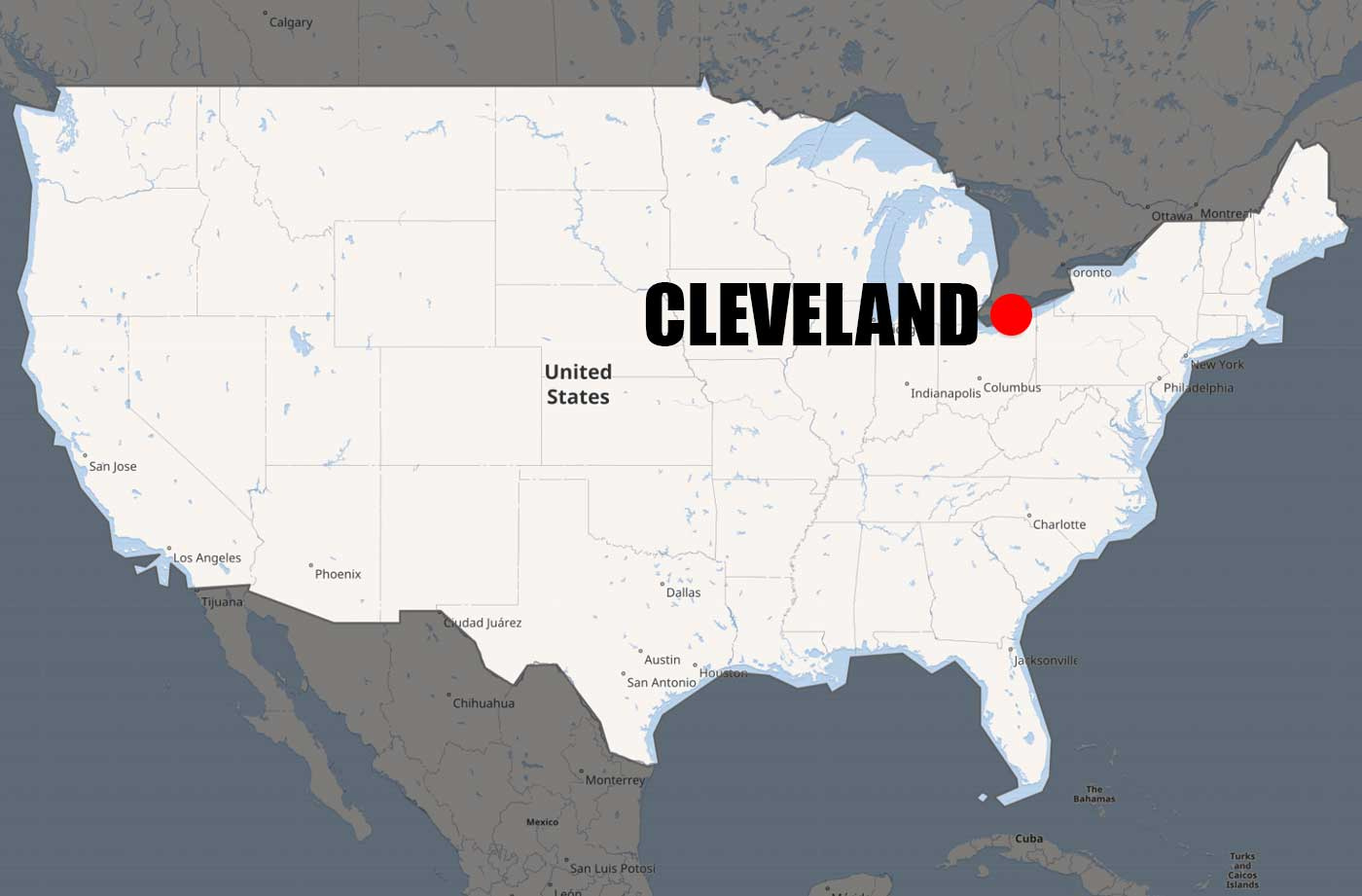 Discovering Cleveland: A Gem On The Shores Of Lake Erie - Guide Of for Cleveland Ohio On Map Of Usa