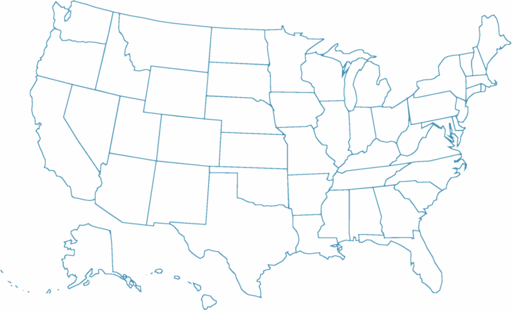 Map of the USA Not Labeled Map of the USA Not Labeled