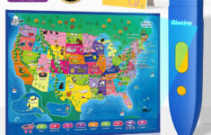 Early Education Learning Toy Interactive Usa Map For Kids inside Interactive Map Of Usa For Students