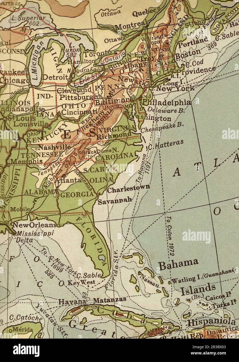 East Coast Usa Map Hi-Res Stock Photography And Images - Alamy inside Map of Islands Off East Coast USA
