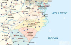 East Coast Usa Map Hi-Res Stock Photography And Images – Alamy throughout Map Of East Coast Usa With Cities