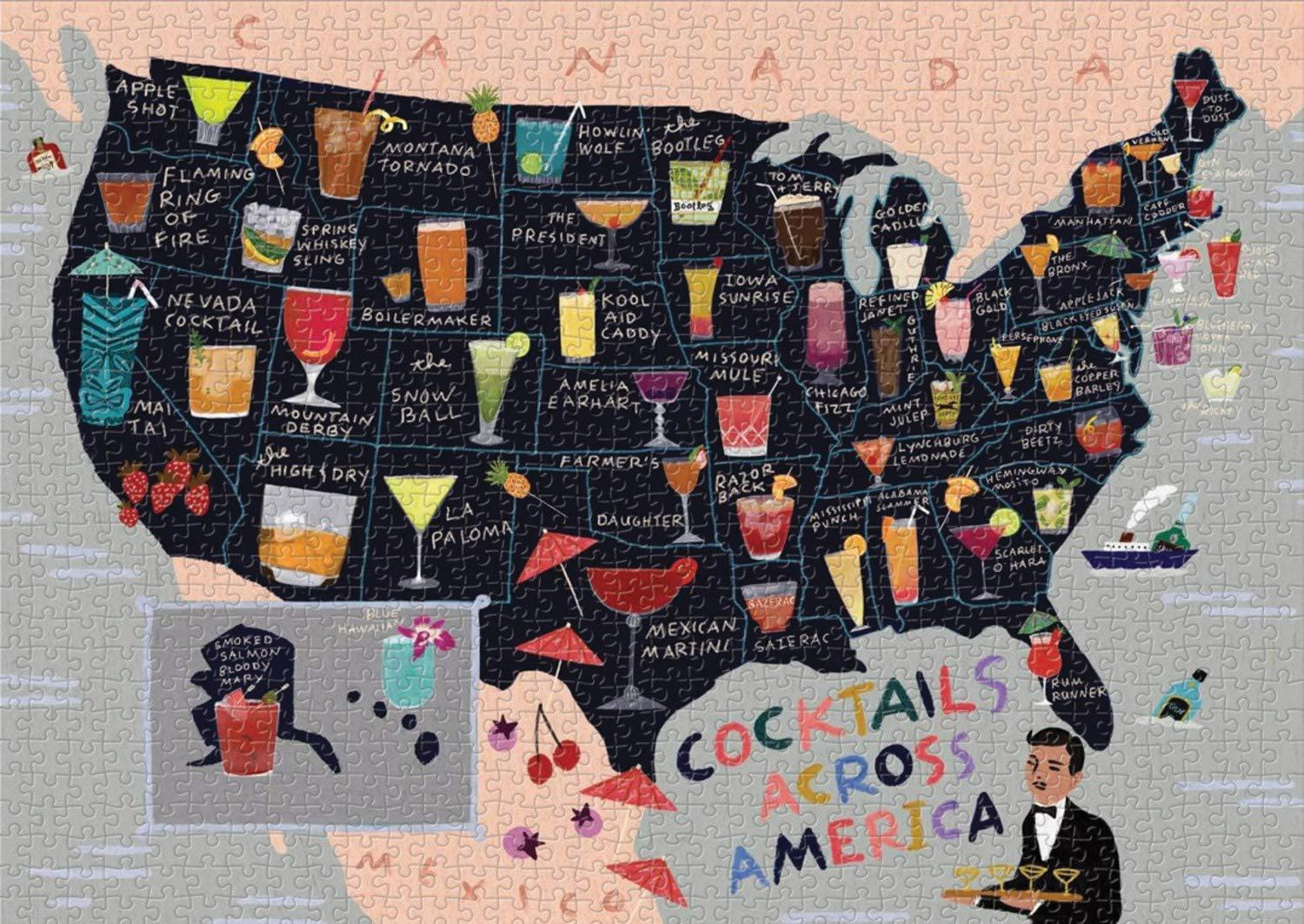 Eat, Drink &amp;amp; Be Merry - Issuu within Cocktail Map of the USA Puzzle