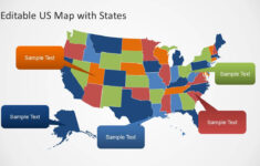 Editable Us Map Template For Powerpoint With States – Slidemodel within Free Editable Map Of Usa With States