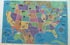 Entry] Map Of The United States – 850 Pieces – Remarks (Missing throughout Map of the USA 850 Piece Puzzle