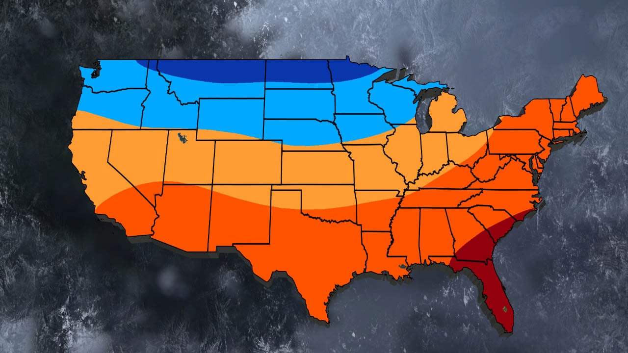 February 2020 Temperature Outlook: Mild In South And East, Cold In regarding Temperature Map of USA In February