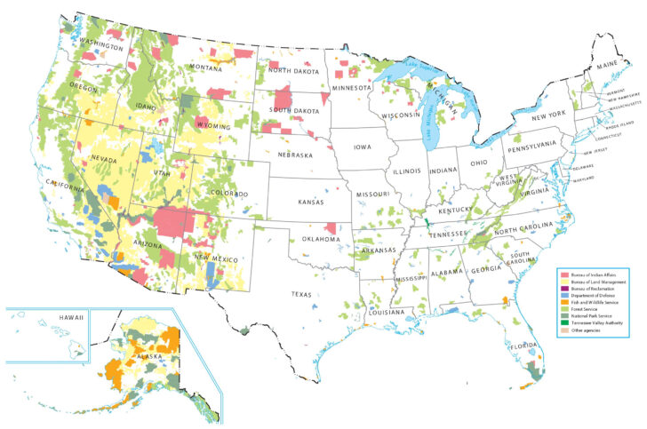Map of Blm Land In USA