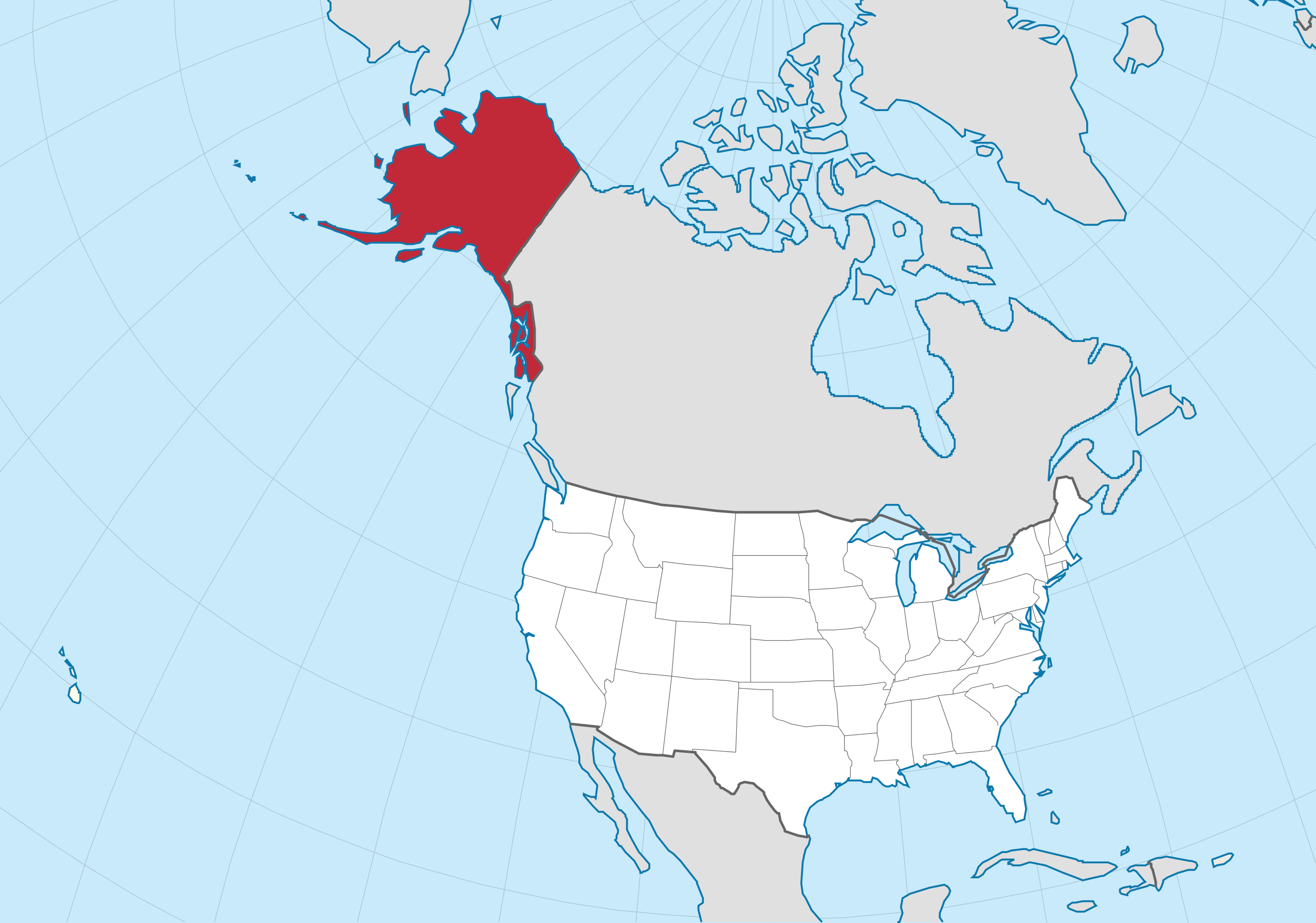 File:alaska In United States (Us50).Svg - Wikimedia Commons inside Map of the USA Including Alaska