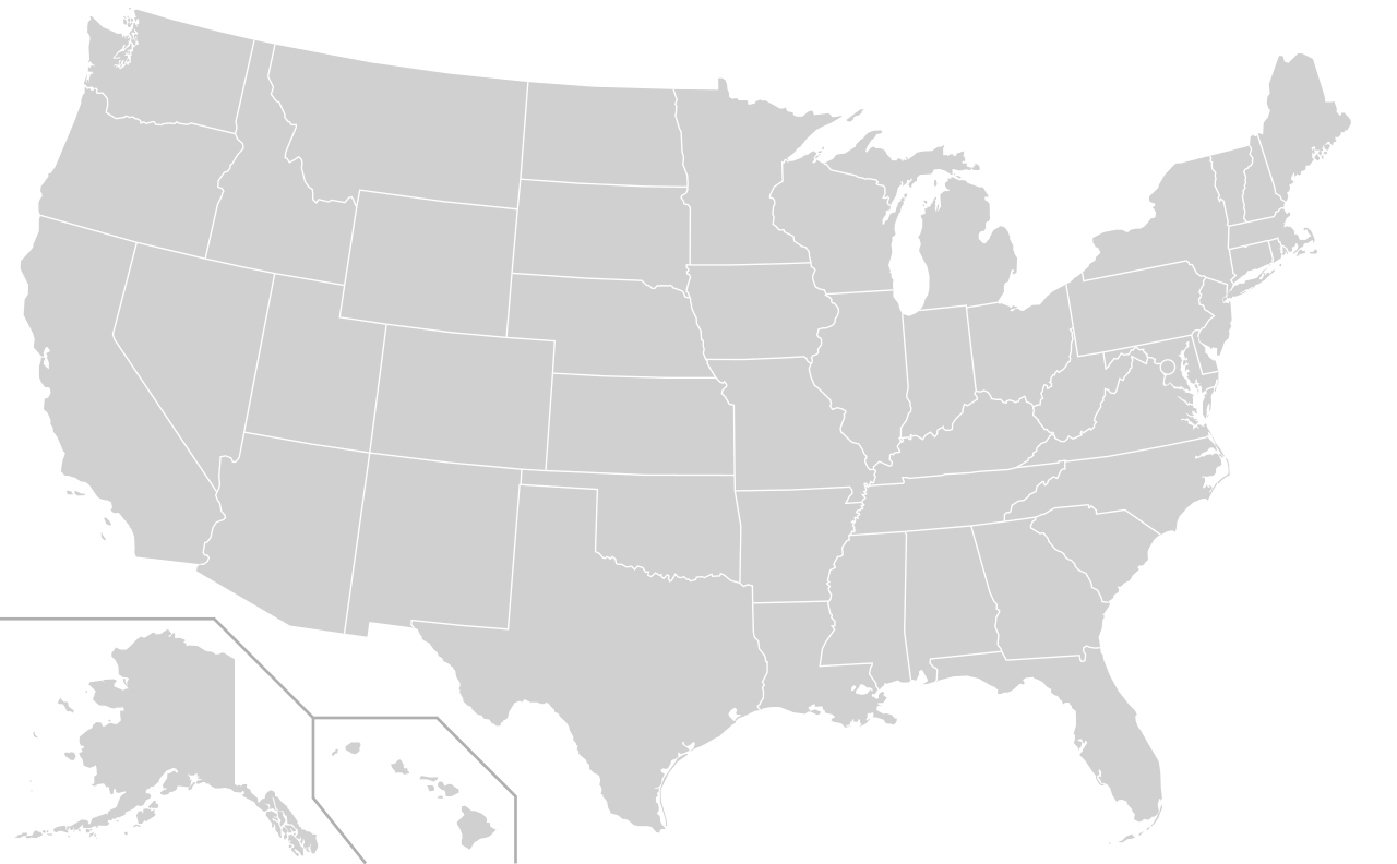 File:blank Us Map (States Only).Svg - Wikimedia Commons for Transparent Map of the West USA
