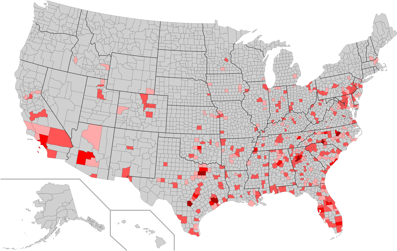 File:chickfila Location Distribution.svg - Wikipedia for Map Of Chick Fil A Locations In Usa