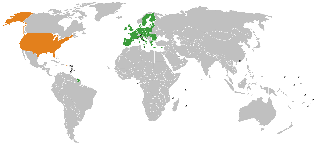 File:eu Usa Locator - Wikimedia Commons throughout World Map of USA and Europe