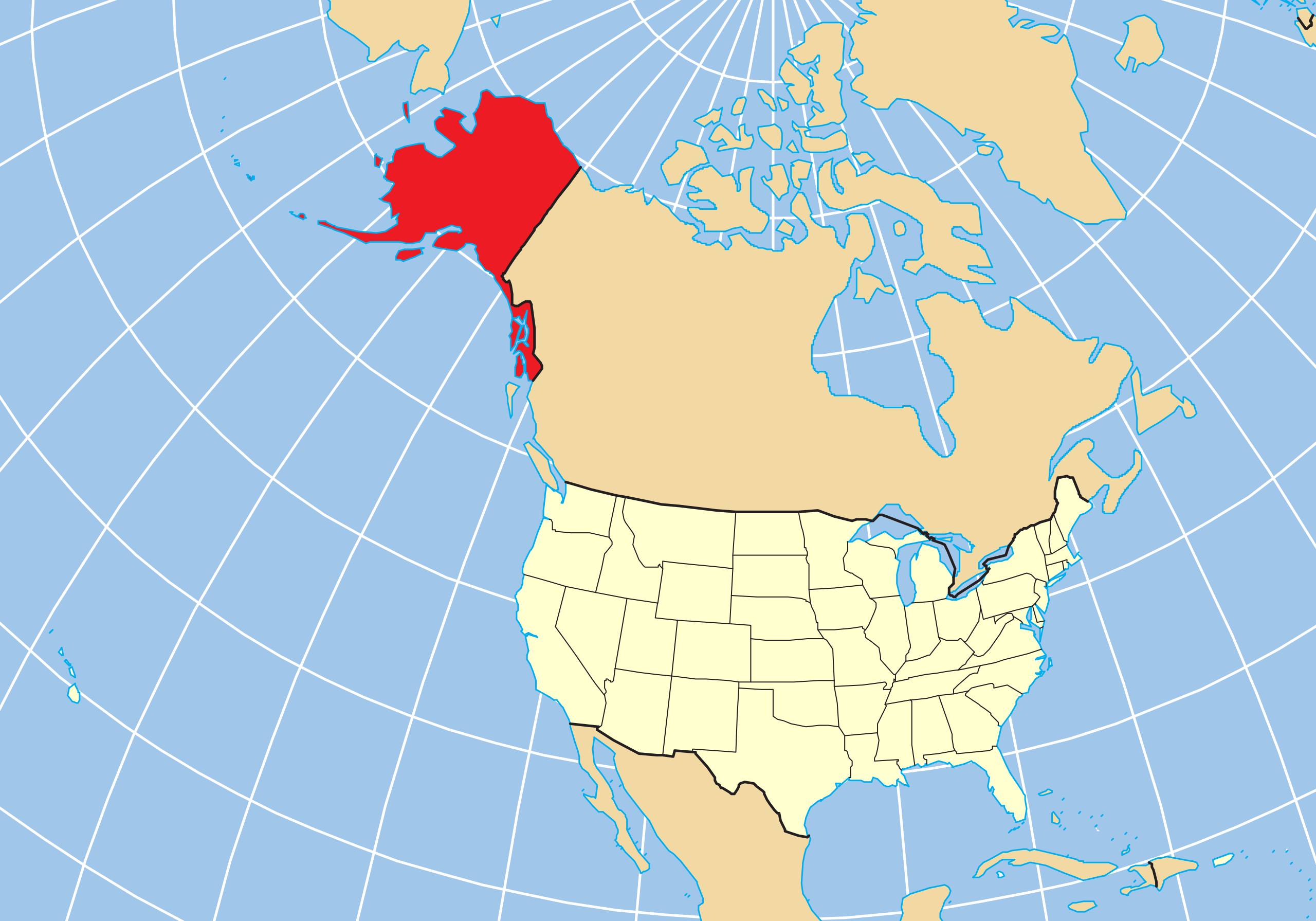 File:map Of Usa Ak Full.svg - Wikimedia Commons regarding Alaska In the Map of USA
