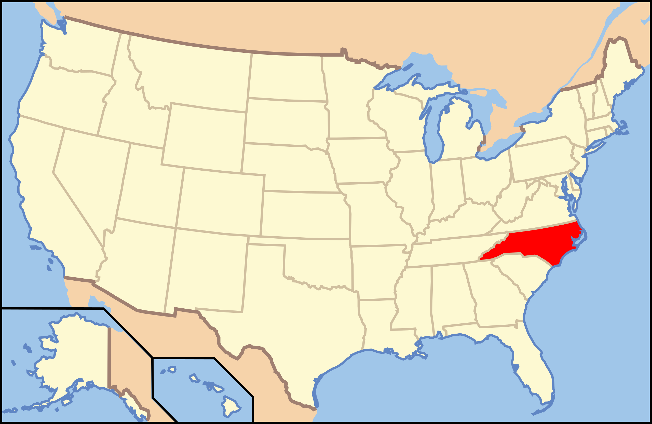 File:map Of Usa Nc.svg - Wikimedia Commons pertaining to Where Is North Carolina On The Map Of Usa