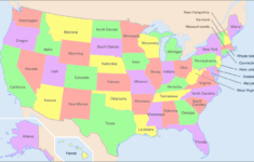 File:map Of Usa Showing State Names – Wikimedia Commons throughout Labeled Map Of States In The Usa