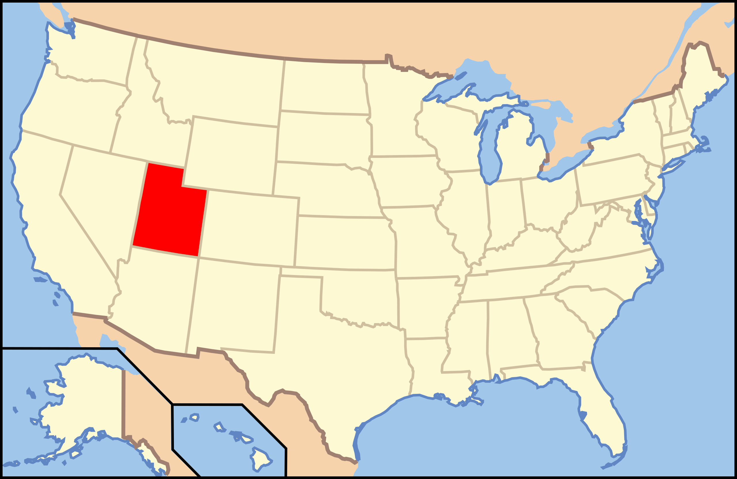File:map Of Usa Ut.svg - Wikimedia Commons with regard to Utah In The Map Of Usa
